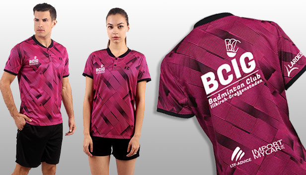 Commandez vos nouveaux maillots BCIG Badminton Club Illkirch